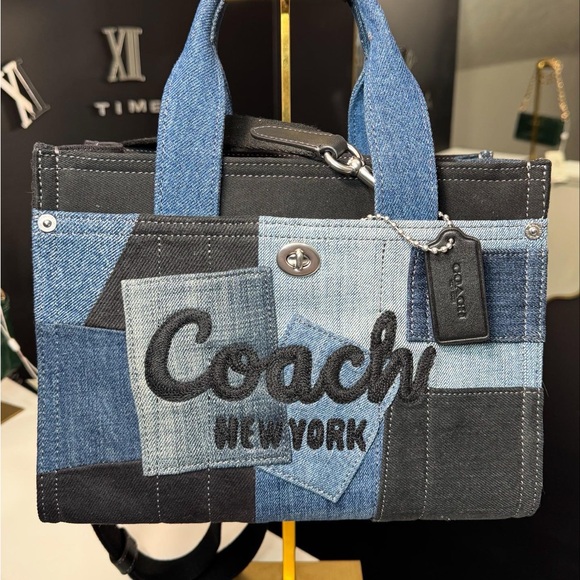 Coach Handbags - Coach Denim Patchwork Handbag